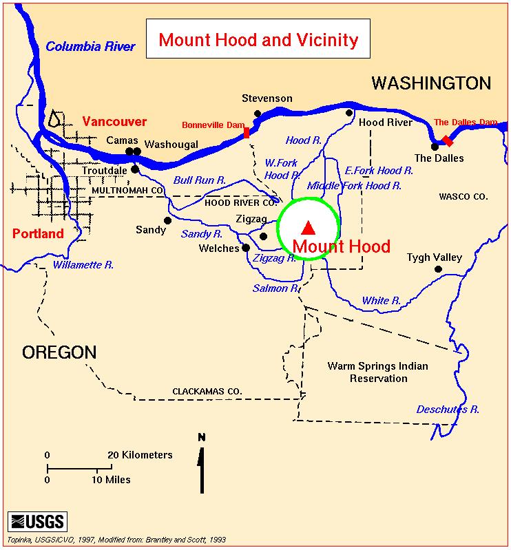 Mount Hood map