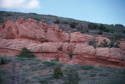 aeolian sandstones, Wyoming