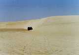Photo of barchan dunes in Umm Said Quatar