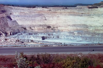 photo of an evaporitic lake deposit