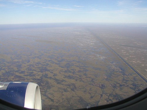 Everglades aerial view