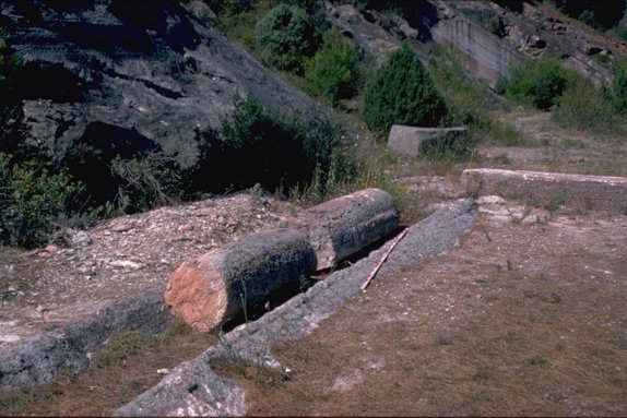 Caunes marble quarry